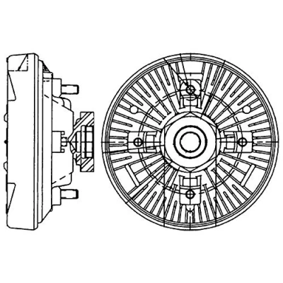 Bild av MAHLE ORIGINAL CFC 232 000P Viskokoppling