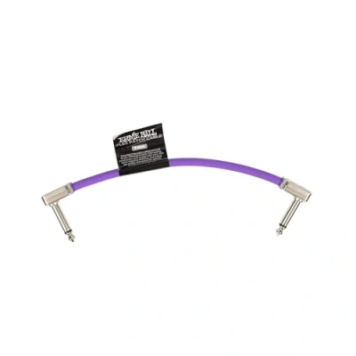 Bild av Ernie Ball Flex Patch kabel 15 cm lila enkel