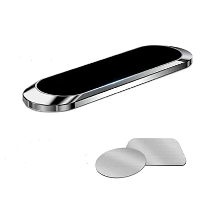 Bild av YGKJ magnetisk biltelefonhållare, universell telefonhållare, kompatibel med iPhone 12 11 Pro XS Max XR X 8 Plus 7 Plus, Galaxy S10 S10+/S9/S9+ och mer (grå)