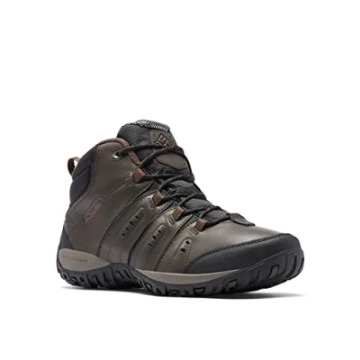 Bild av Columbia Woodburn II Chukka Omni Heat vattentäta vandringsskor till herr, Brun (Cordovan x Garnet Red), 41 EU