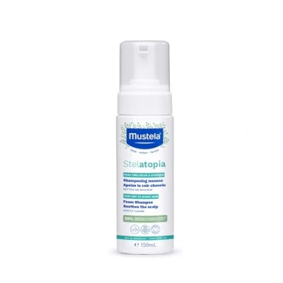 Bild av Mustela, Stelatopia Shampooing Mousse 150 Ml, Schampo, Mångfärgad, U, Unisex Vuxen