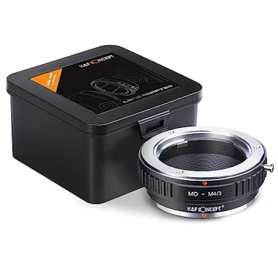 Bild av MD to M4/3 Adapter,K&amp;F Concept Lens Mount Adapter for Rokkor Minolta MC SR Micro Four Thirds MFT 4 3 4/3 Cameras Olympus PEN Panasonic Lumix E M10 II M5 M1
