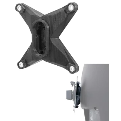Bild av 3IDEE VESA adapter kompatibel med MSI Optix (G241, G241VC, MAG341CQ, G27C, G27C4, G27CQ4, G27C2, AG32C, AG32CQ) inklusive skruvsats 75x75mm (Svart)