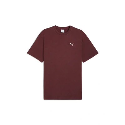 Bild av Puma Essentials Elevated Relaxed WASH Tshirt bas, Storlek: Small, Ruby shimmer