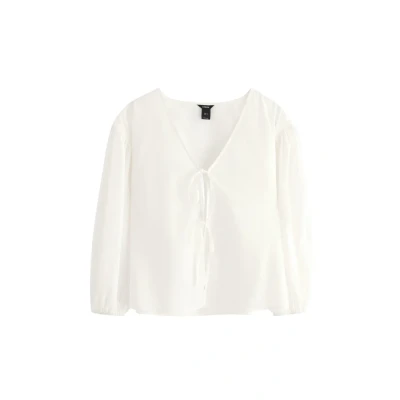 Bild av Lindex WITH Details Blus, Storlek: 40/42, Off white