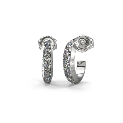 Bild av Guess Trinity Örhänge silvercoloured, Storlek: One Size, Silver coloured