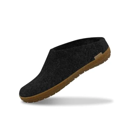 Bild av Glerups DK Shoe Charcoal Lammwollfilz A0200 Färg: Svarta Storlek: 42 EU