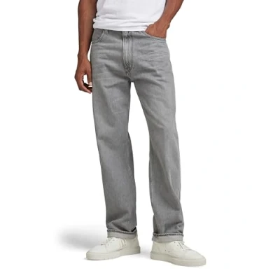 Bild av G STAR herr Jeans Type 49 Relaxed Straight Jeans, Grå (Faded Grey Limestone D20960 d109 d126), 26W / 32L