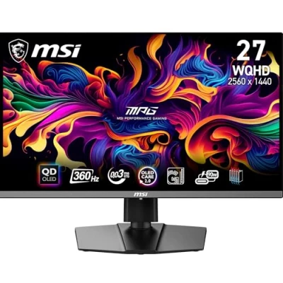 Bild av MSI MPG 271QRX QD OLED écran plat de PC 67,3 cm (26.5&quot;) 2560 x 1440 pixels Wide Quad HD QDOLED Noir