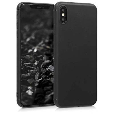 Bild av kwmobile TPU fodral kompatibelt med Apple iPhone XS Max mjukt tunt smidigt flexibelt skyddande telefonfodral svart
