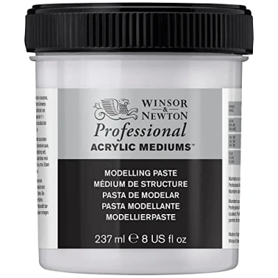 Bild av Winsor &amp; Newton målerimedel, akryl, modelleringspasta, strukturmedel 237 ml kruka