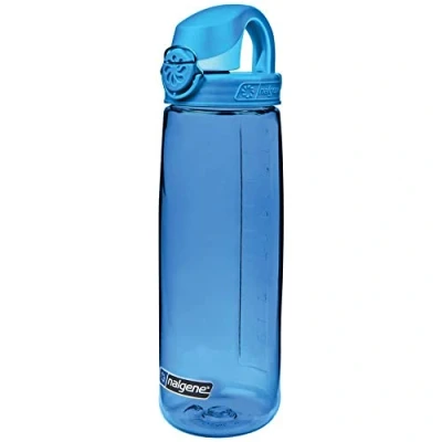 Bild av Nalgene Sustain Tritan BPA fri på flygvattenflaskan tillverkad med material härledd av 50% plastavfall, 24 uns, skifferblå glaciär