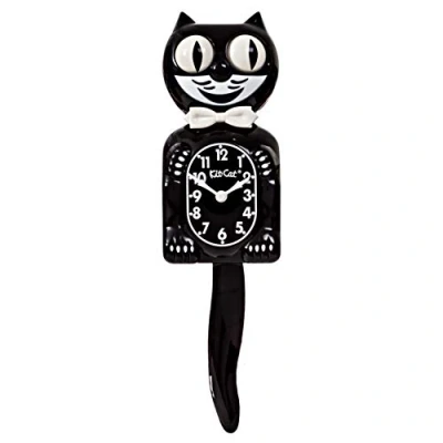 Bild av Kit Cat väggklocka, svart