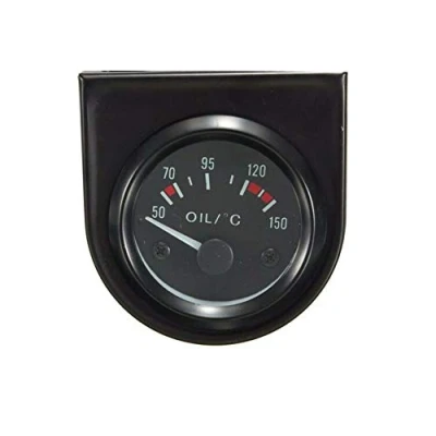 Bild av Mintice Universal Bil 2 Tum 52 mm Pekare Oljetemperatur Mätare Celsius Vit LED Ljusindikator