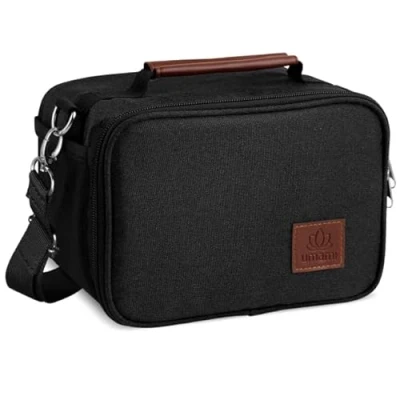 Bild av Umami isolerad lunchväska, liten lunchlåda, mjuk kylare, håller maten färsk, justerbar axelrem, ergonomiskt handtag, kvalitetsmaterial, sidoficka för vattenflaska