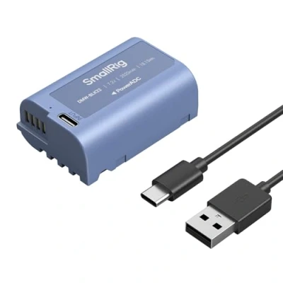 Bild av SmallRig DMW BLK22 Battery 2520mAh USB C Replacement for Panasonic LUMIX GH5 / S5, 2.5H Full Charged II, S5 GH7, GH6, S9, S9 IIX 4906