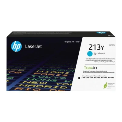 Bild av HP 213Y / W2131Y Cyan Toner Extra High Yield Tonerkassett Blå