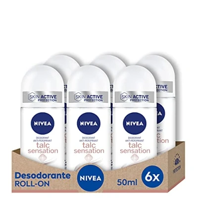 Bild av Nivea Roll on Talc Sensation, 50 ml, 6 pack