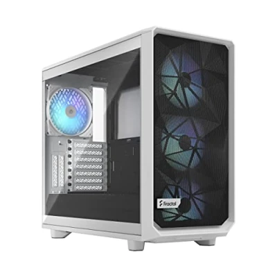 Bild av Fractal Design Meshify 2 vit härdat glas klar nyans RGB