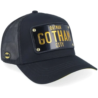 Bild av Capslab Svart Trucker Keps Batman Gotham City Black @ Hatstore
