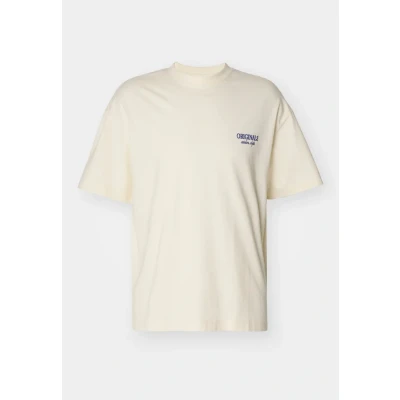 Bild av Jack &amp; Jones Jorsantorini BACK SS CREW NECK Tshirt med print, Storlek: Small, Buttercream