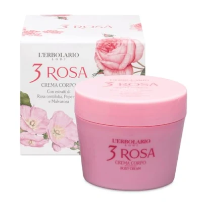 Bild av L&#039;Erbolario 3 rosa kroppskräm, 1 pack (1 x 200 ml)