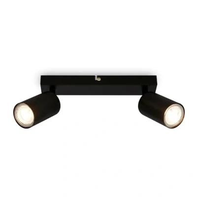 Bild av BRILONER Orienterbar LED taklampa, GU10 uttag, max. 9 W, taklampa i sovrummet, ljuskrona, sovrum, kökskrona, takspotlight, inomhusarmaturer, lampskärm tak