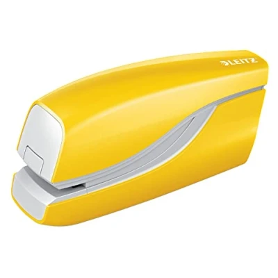 Bild av Leitz WOW Elhäftare, 10 ark, batteridriven, gul, 55661016
