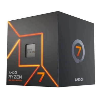 Bild av AMD Ryzen™ 7700 Processor med Ventirad Wraith Prism, 8 kärnor/16 obegränsade trådar, Zen 4 arkitektur, 40MB L3 Cache, 65 W TDP, upp till 5,3 GHz frekvens boost, Socket 5, DDR5 och PCIe 5.0, svart