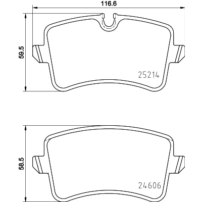 Bild av HELLA 8DB 355 016 001 Jeu de plaquettes frein contact signal d&#039;usure inclus avec accessoires AUDI: A6 C7 Avant, A7 Sportback, Berline