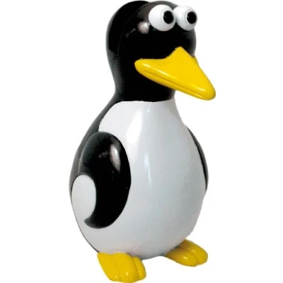 Bild av WEDO Glasögonhållare Penguin, tillverkad av polyresin för förvaring glasögon, i transparent ask (202 2702)