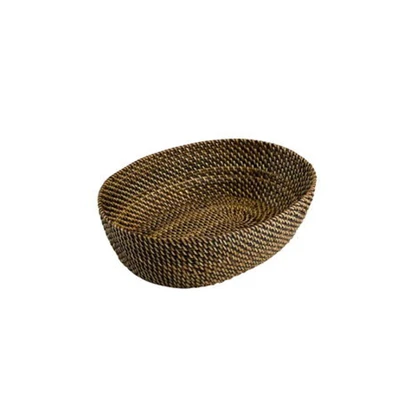 Bild av Pillivuyt Bread basket oval 20 x 15 cm Light/Dark brown Nito wicker