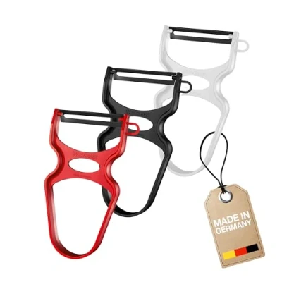 Bild av Westmark 3 sparris och grönsaksskalare, U typ, fjäderstålblad, ergonomiskt format handtag, 105722E3
