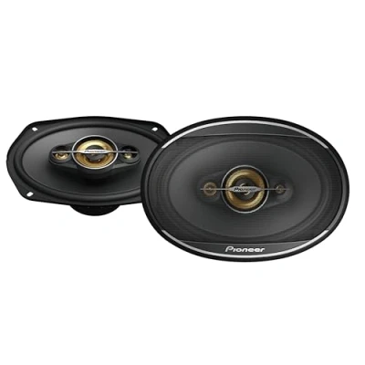 Bild av Pioneer TS A6971F 6 x 9&quot; 4 vägs koaxialhögtalarset med 2 högtalare (max. 600 W vardera, 100 sinus), kraftfullt ljud, 72 mm installationsdjup, 153 222 installationsutskärning, galler