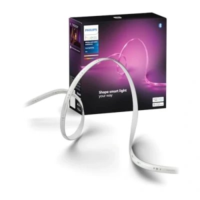 Bild av Philips Hue Indoor 3 Meter Smart Led Solo Lightstrip Baspaket, 1 förpackning, Styrs med Appen, Fungerar Alexa, Google Assistant och Apple Homekit