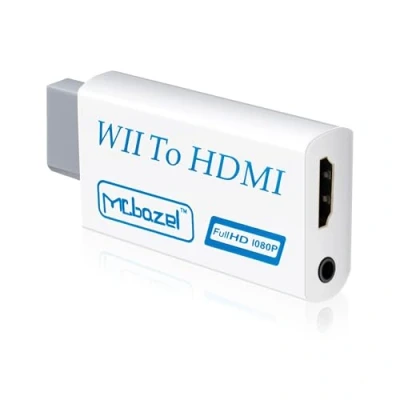 Bild av Mcbazel Wii HDMI adapter, till omvandlare, Full HD 1080P videoadapter omvandlare med 3,5 mm ljud