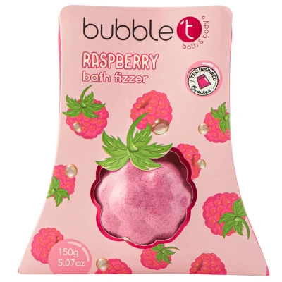 Bild av BubbleT Fruitea Raspberry Bath Fizzer 150 g