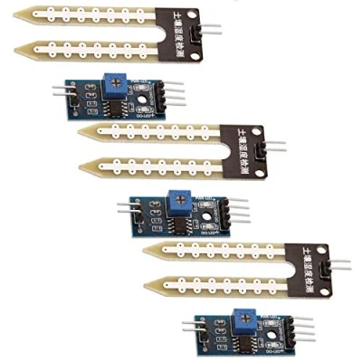 Bild av AZDelivery 3 x Soil Moisture Sensor Hygrometer Module kompatibel med Arduino e book!