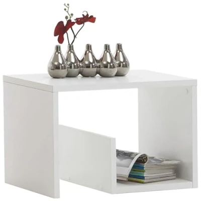 Bild av Soffbord 2 i 1 59,1x35,8x37,8 cm vit