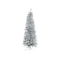 Bild av NORDIC WINTER Christmas tree artificial PVC 180 x 68 cm &quot;BLING&quot; Class C Silver