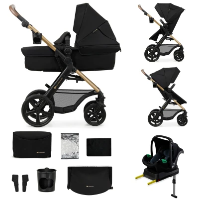 Bild av Kinderkraft MOOV 2 4 in 1 Duovagn, Pure Black