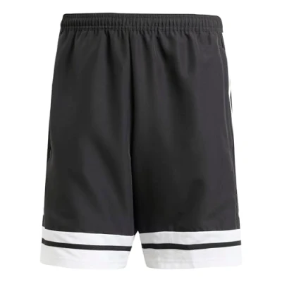 Bild av adidas För Män SQUADRA25 DOWNTIME WOVEN SHORT, black/white, L Long