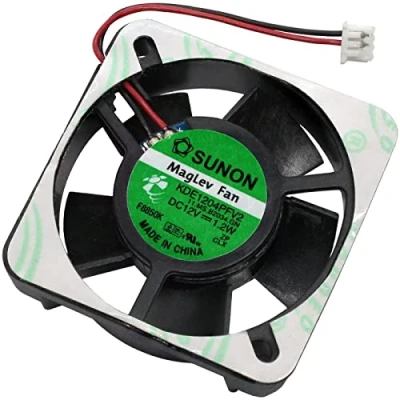 Bild av Fläkt 12V DC 1,2W 40x40x10mm 13,5m3/h 7000U/Min SUNON KDE1204PFV2