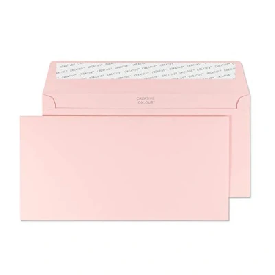 Bild av Blake Creative Colour 25201 färgade kuvert självhäftande lim baby rosa DL+ 114 x 229 mm 120 g/m² 25 stycken