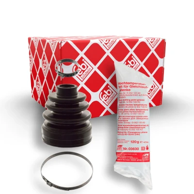 Bild av FEBI BILSTEIN 101857 Soufflet de Cardan Essieu avant, du côté boîte vitesses Caoutchouc NISSAN: Qashqai / Qashqai+2 I, X Trail