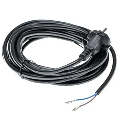 Bild av vhbw Strömkabel kompatibel med Miele S6240, S700i, S799i, S8310, S8320, S8340 dammsugare 6 m kabel 1000 W