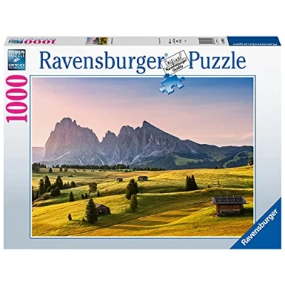 Bild av Ravensburger Pussel 1 000 bitar Seiser Alm, Dolomiter, Sydtyrolen för vuxna och barn från 14 år, [Exklusivt Amazon]