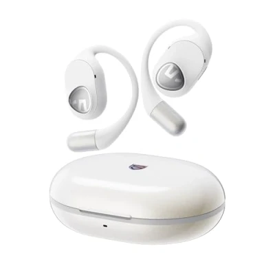 Bild av SoundPEATS GoFree 2 Open Earphones Trådlös Hi Res Audio LDAC Codec, Sports Bluetooth 5.3 med Öronkrok, 16,2 mm Driver, Multipoint, 35 timmars uppspelningstid för löpning och cykling