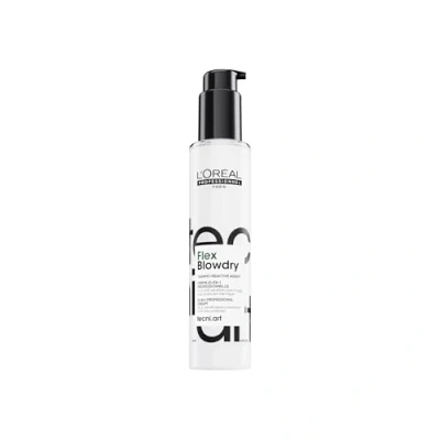Bild av L&#039;Oréal Professionnel, Pre Styling Cream, Leave in, Skyddar mot hårbrott, Frizz och värme upp till 230 C, för långvarig kontroll, alla hårtyper, Flex Blowdry, Tecni.ART, 150 ml