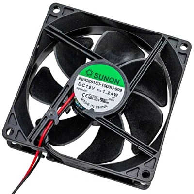 Bild av Fläkt 12 V DC 1,24 W 92 x 25 mm 67,1 m3/h 2 400 U/min Sunon EE92251S31000U99